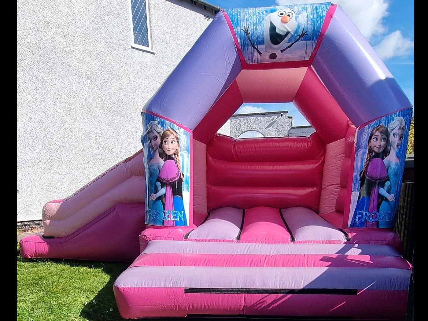 16x14 Frozen Slide and Bounce Castle
