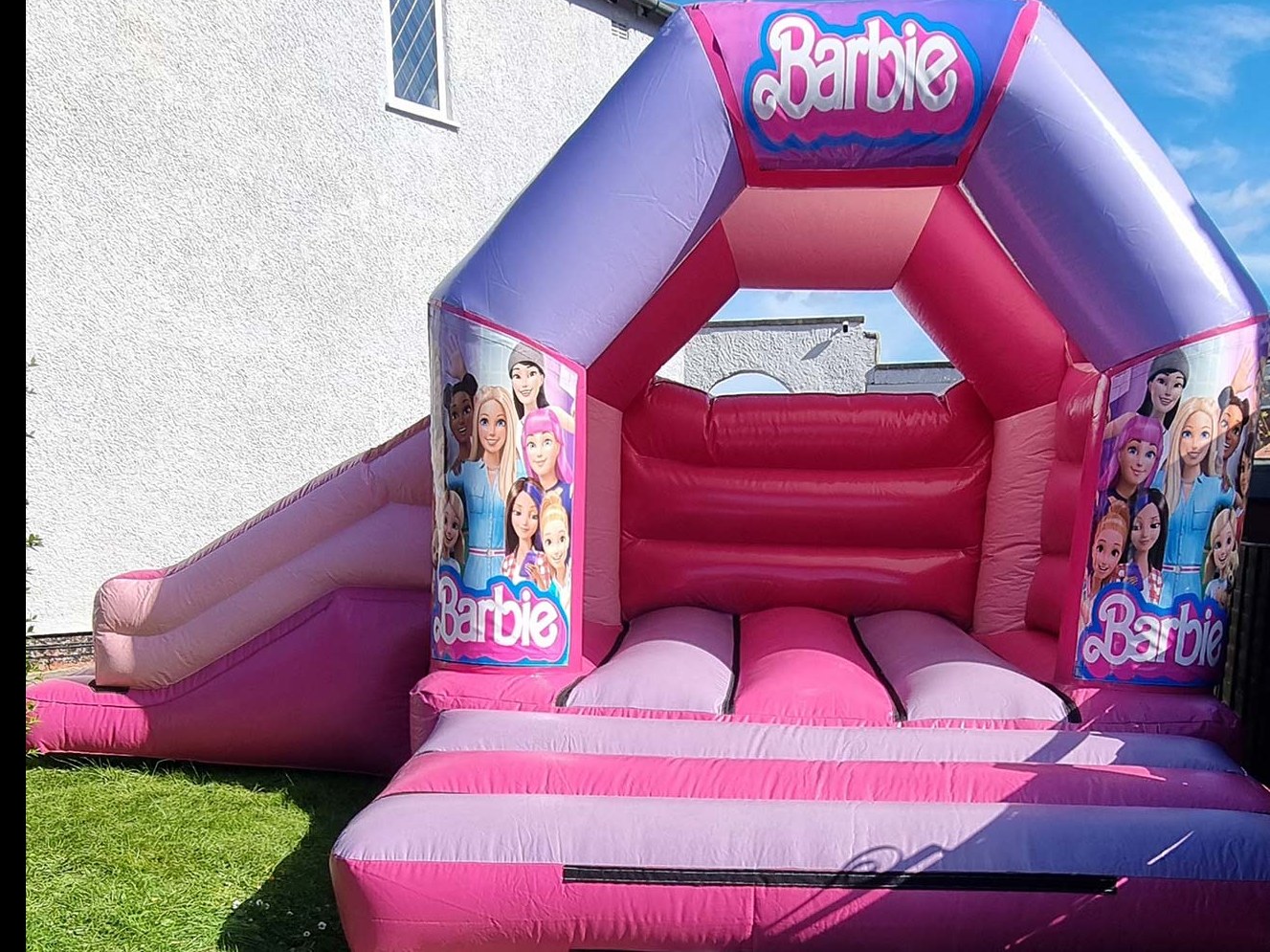 16x14 Barbie Slide and Bounce Castle